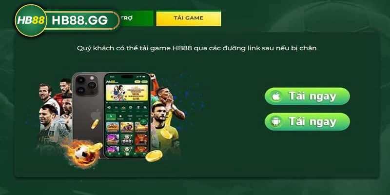 Tải App HB88 dễ dàng - Trải nghiệm cá cược hoàn hảo 3 Tải App HB88 đơn giản cho hệ điều hành IOS nhanh gọn với 5 bước
