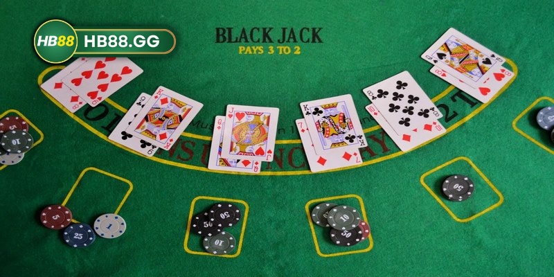 Blackjack HB88 - Bật mí mẹo chơi nâng cao tỷ lệ chiến thắng 1 Blackjack Hb88